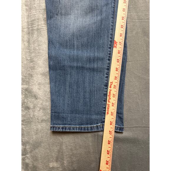 Jennifer Lopez Distressed Boyfriend Jeans Women's Size 20W Blue Denim - Picture 5 of 13